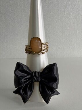 Gold-Tone Ring Set size 9.5-10